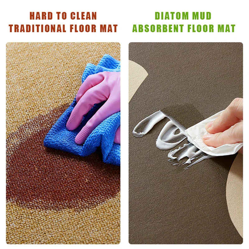 Hot sell minimalist diatomaceous earth mat for household kitchen floor