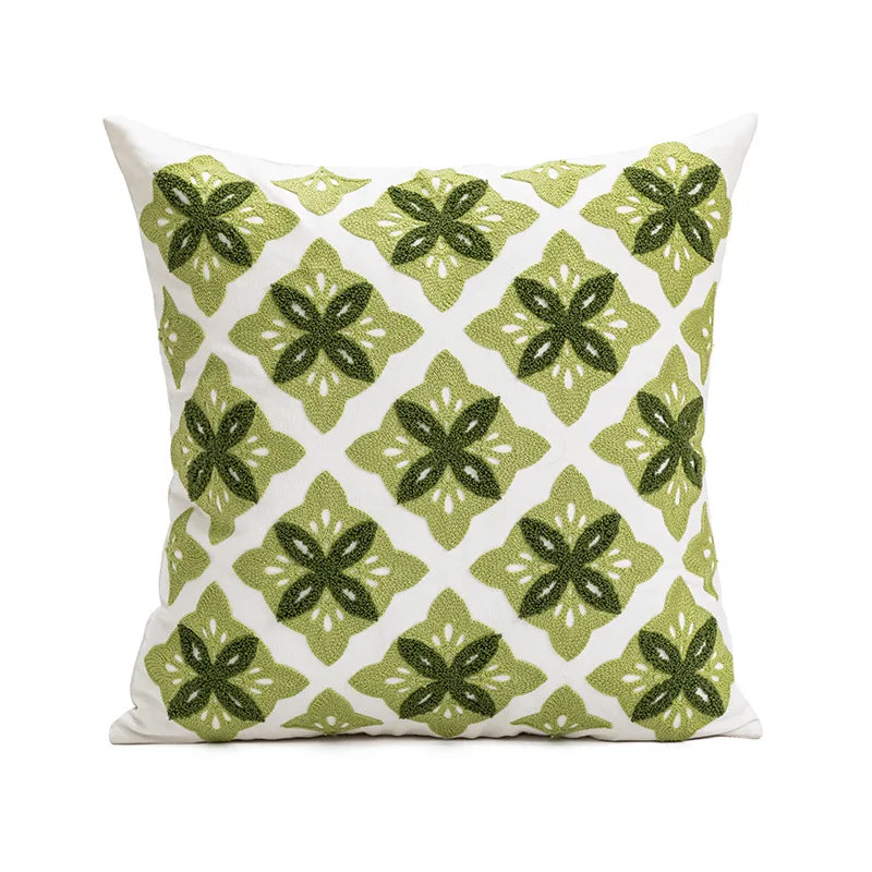 Modern Green Cushion Backrest, Living Room Sofa Pillow, Soft Wais