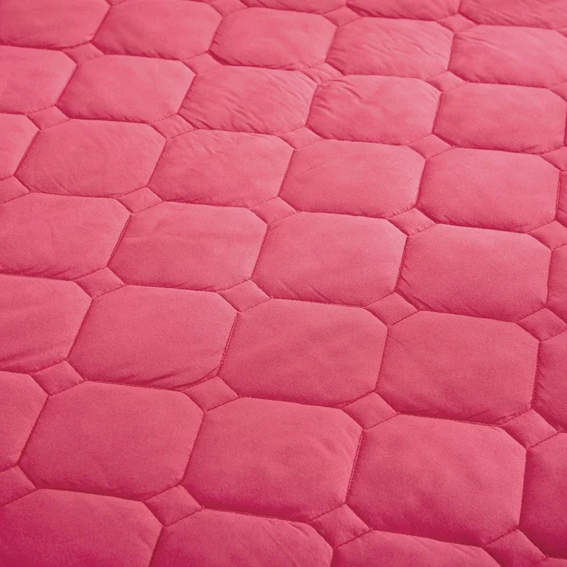 Peter Khanun Ruffle Skirt Bedspread Bed Cover Microfiber Filler Coverlet Lightweight and Breathable for All Season NO Pillowcase