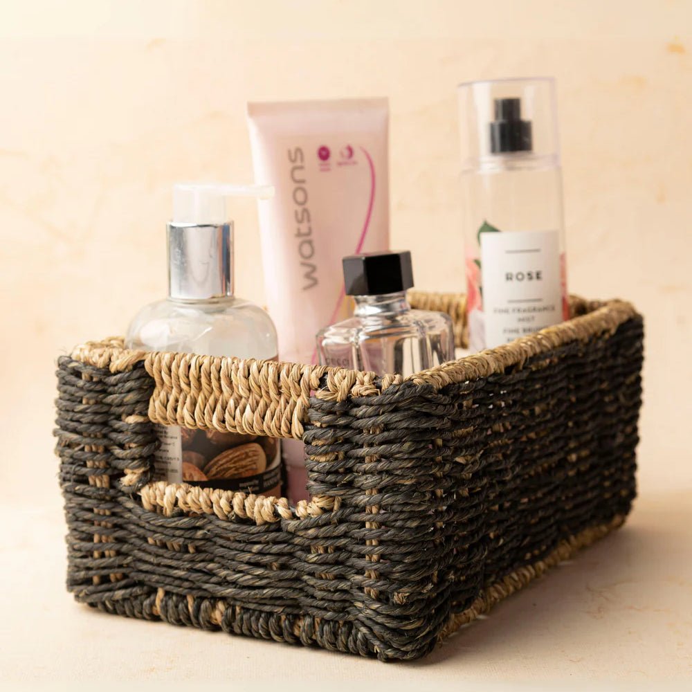 Babui Utility Baskets - Black - Bluepandahomedecor