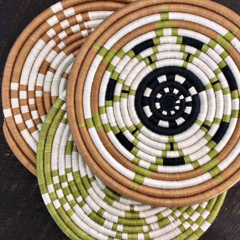 Boutique Hand Woven Trivets - Bluepandahomedecor