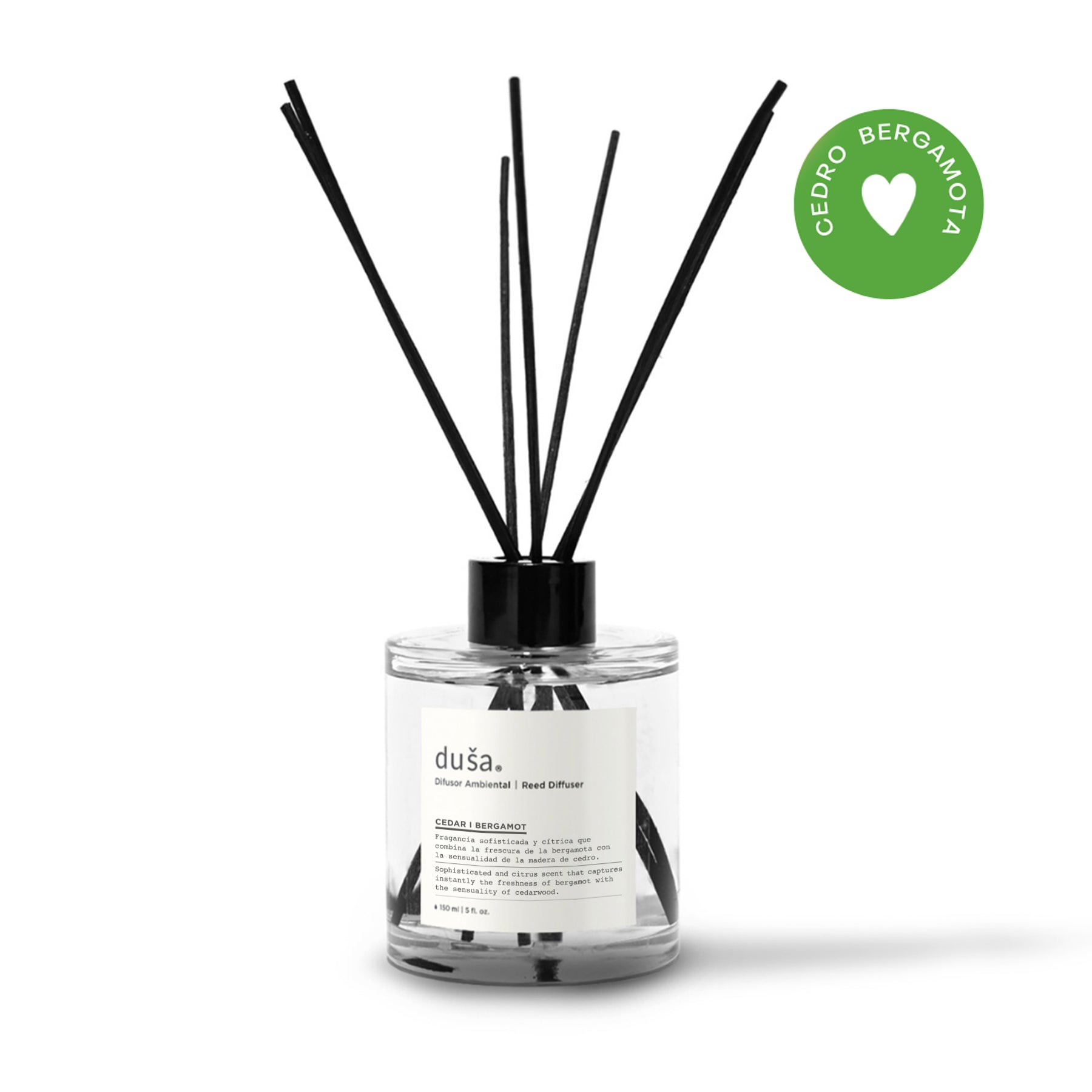 CEDAR BERGAMOTE - 5 FL OZ REED DIFFUSER - Bluepandahomedecor