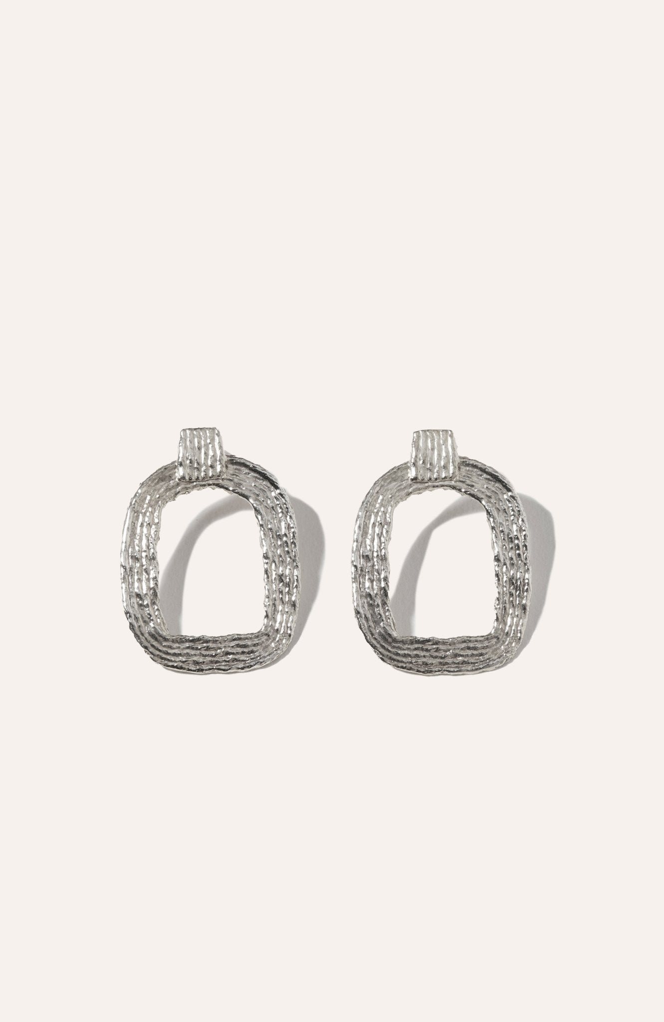 Eva Hoop Earrings - 14K Gold Plate - Bluepandahomedecor