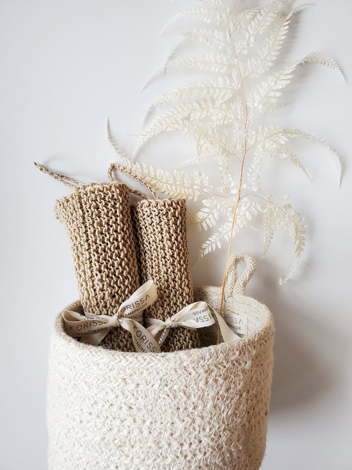 Hemp Washcloth (Set of 2) - Bluepandahomedecor