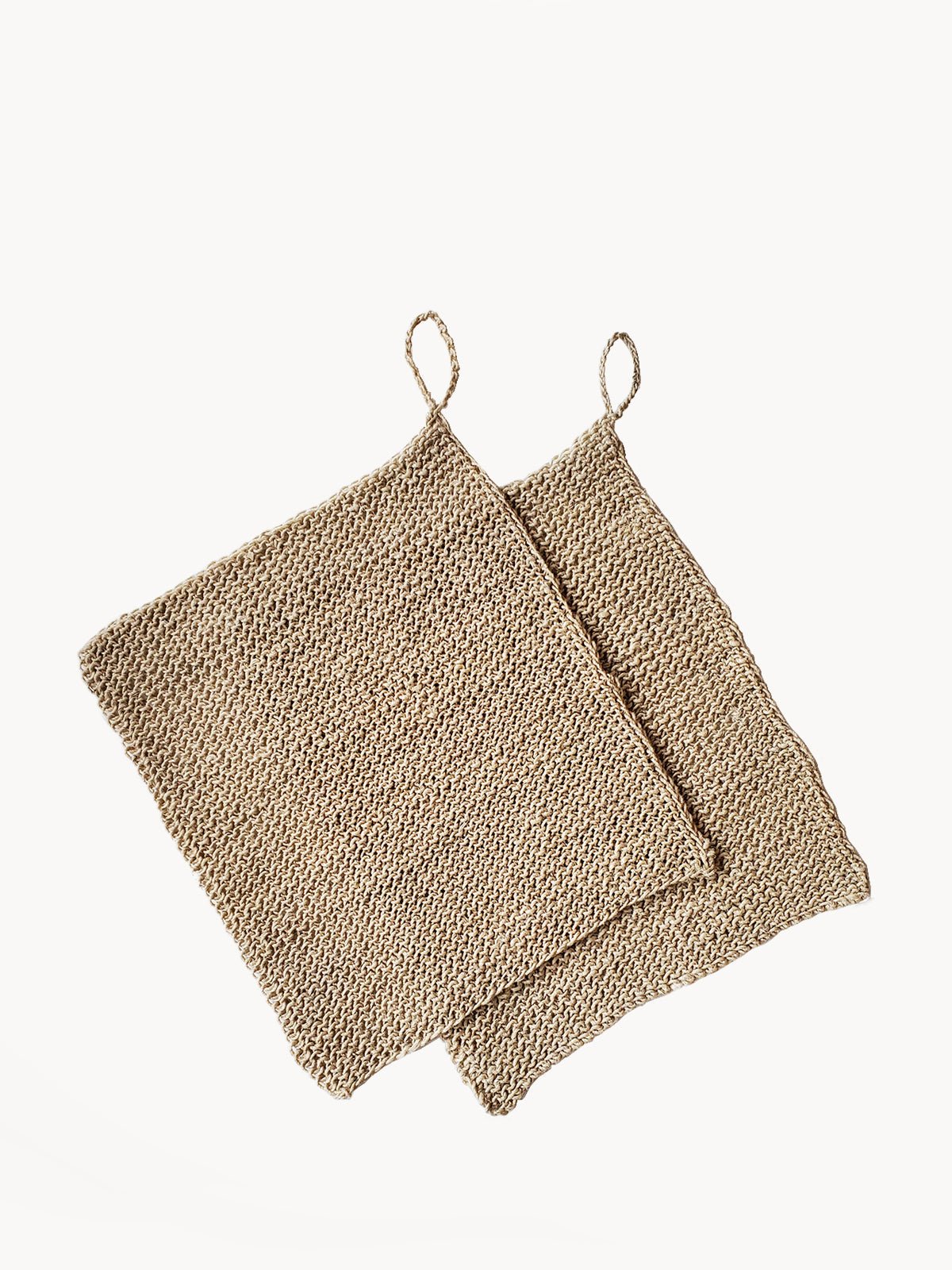 Hemp Washcloth (Set of 2) - Bluepandahomedecor
