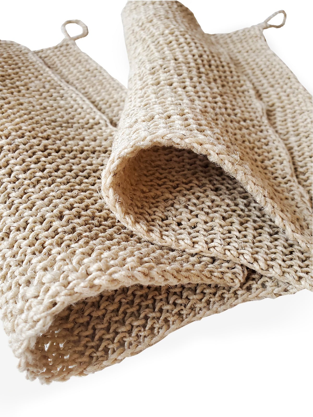 Hemp Washcloth (Set of 2) - Bluepandahomedecor