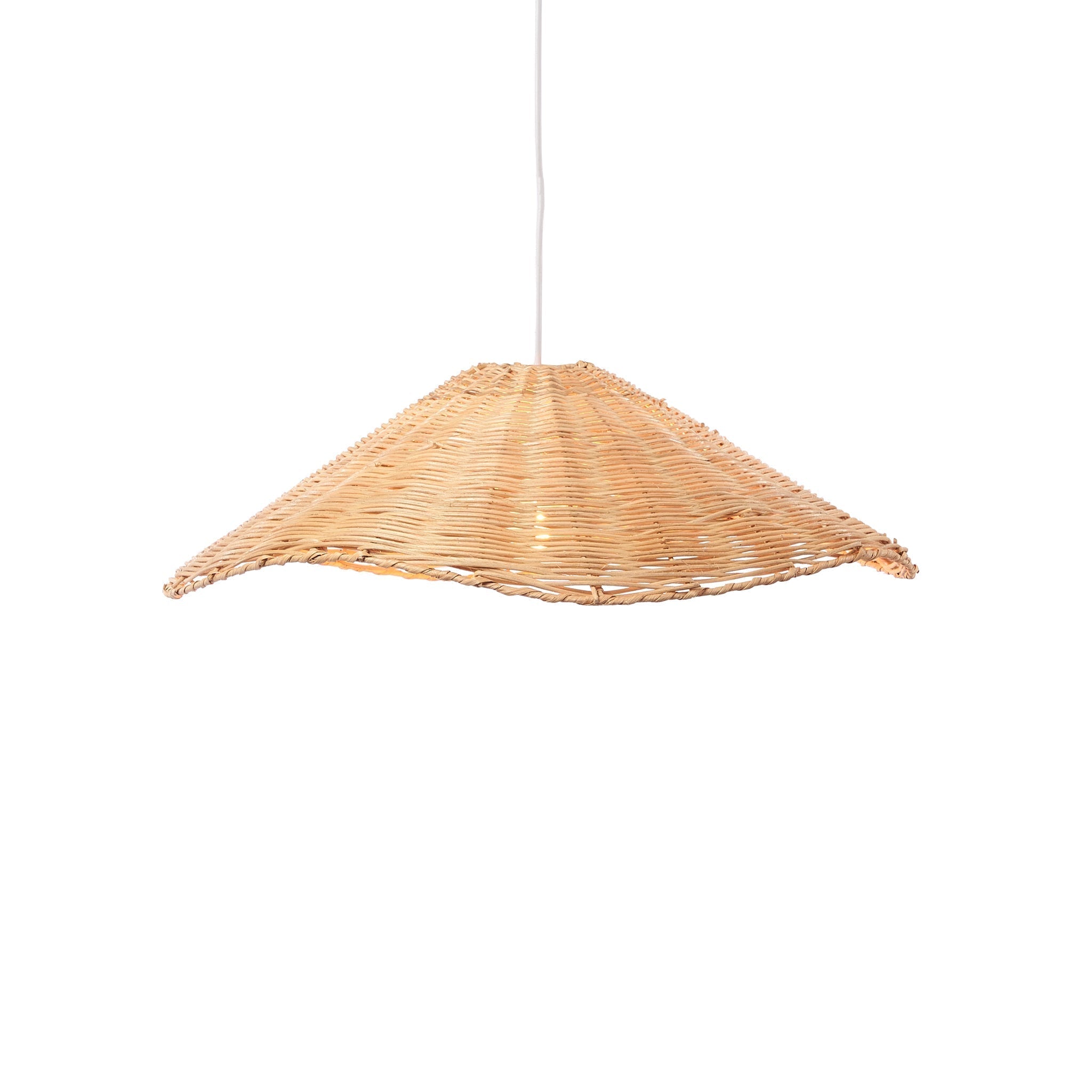Lotus Rattan Pendant Ceiling Light - Bluepandahomedecor