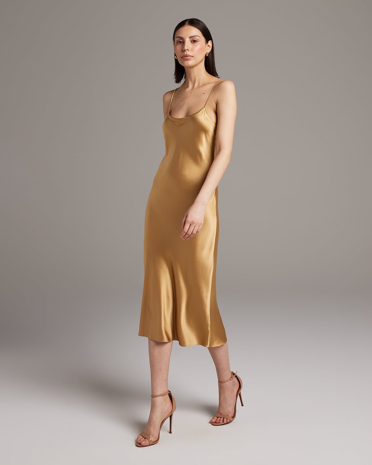 Midi Slip Dress - Core - Bluepandahomedecor