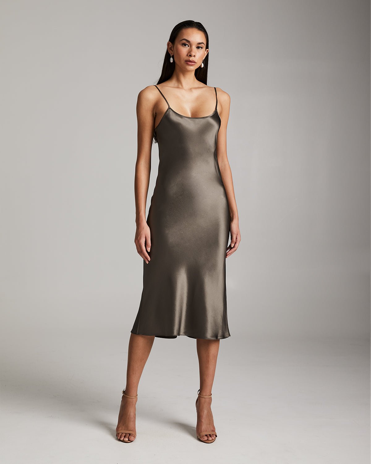 Midi Slip Dress - Core - Bluepandahomedecor