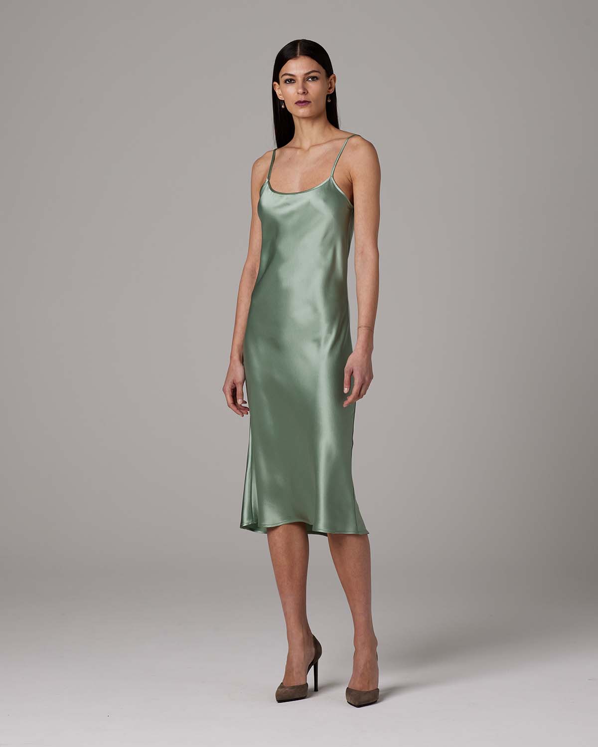 Midi Slip Dress - Core - Bluepandahomedecor