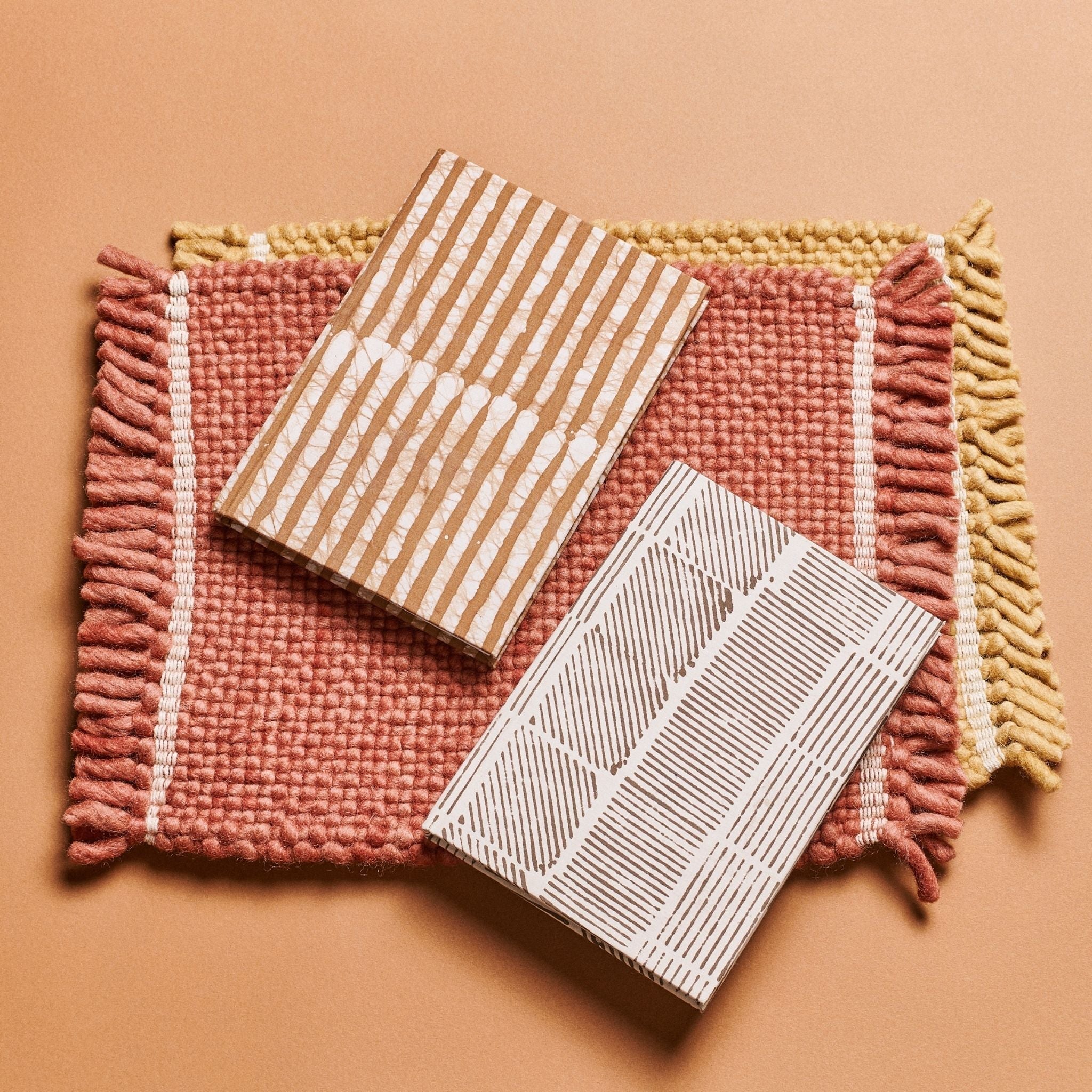 Oak Brown Zero Waste Handmade Artisanal Journal - Bluepandahomedecor