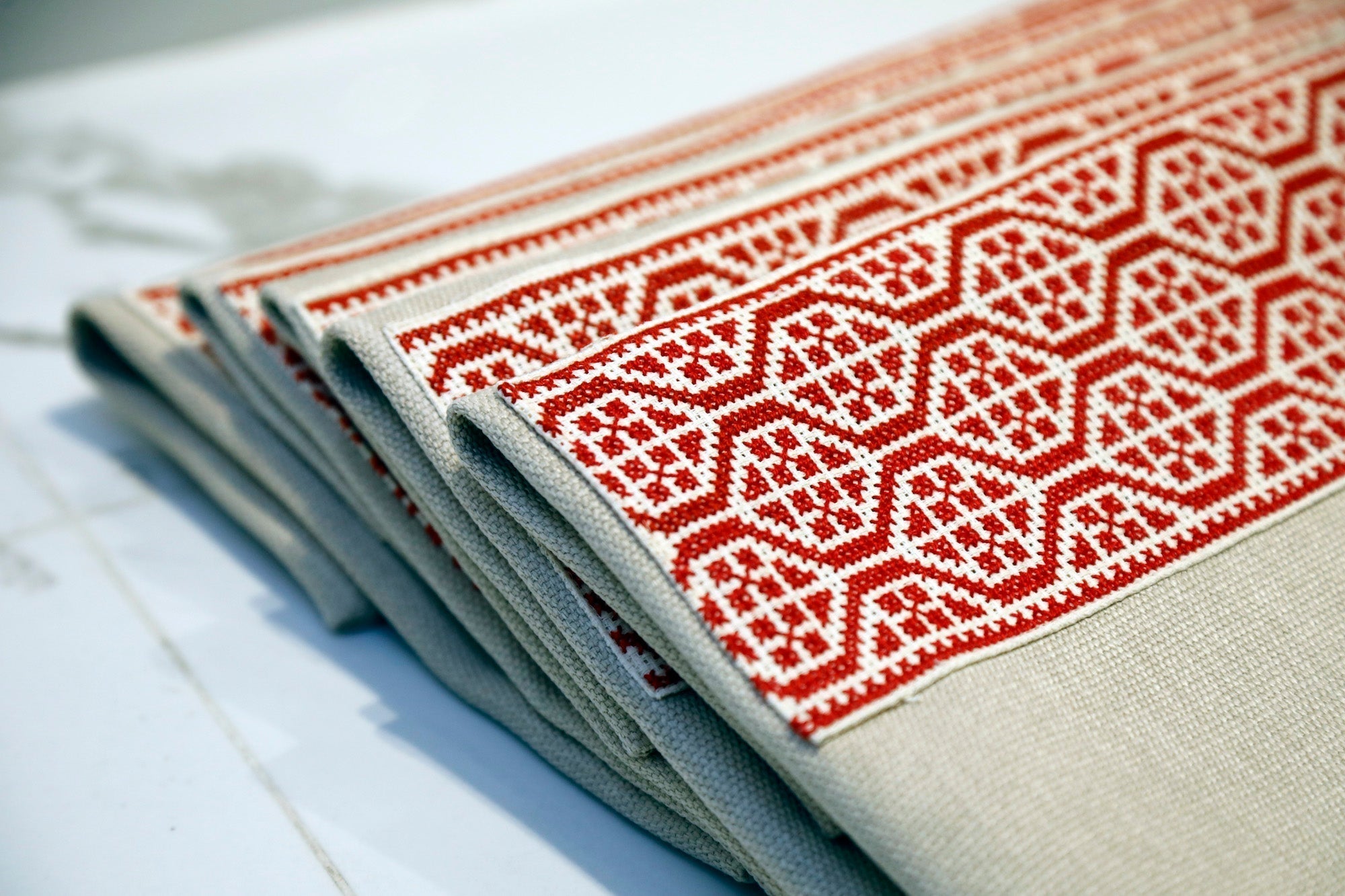 Palestinian Red Pillow Cover - Bluepandahomedecor