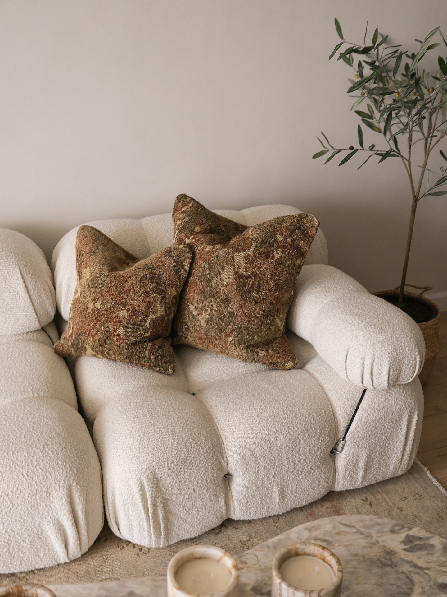 Sylvie Tapestry Pillow - Bluepandahomedecor