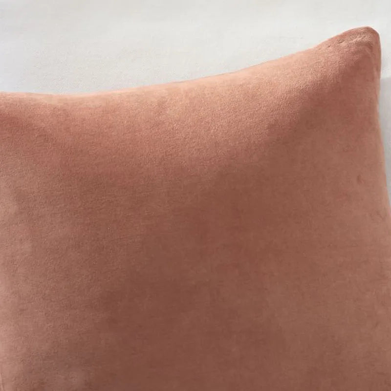 Luxury Velvet Lumbar Pillowcase 30X50 Nordic Cushion Cover Green Decorative Pillows Solid Color Pillow Cover For Living Room