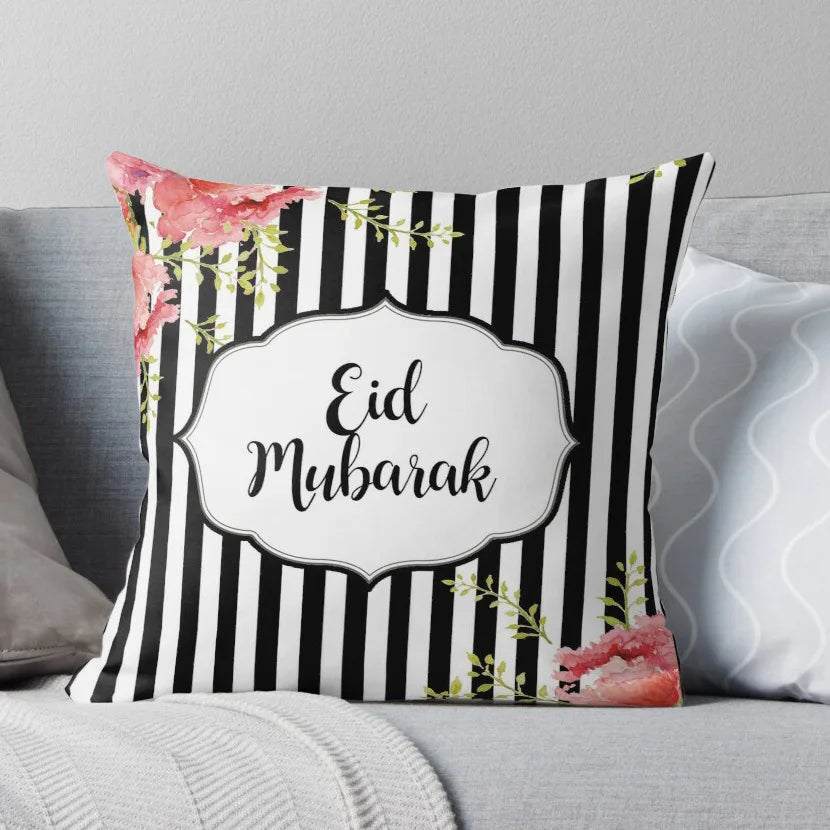 45*45CM Eid Mubarak Print Pillowcases