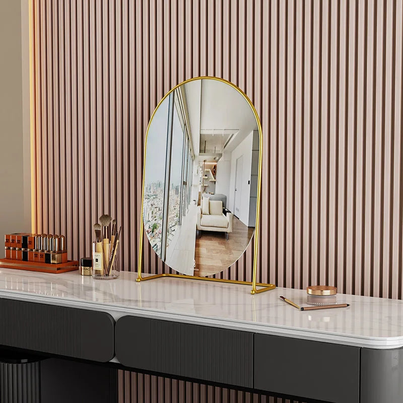 Cosmetic Glass Wall Mirror Irregular Shape Modern Style Decorative Wall Mirror Living Room Korean Espejo Ducha House Accessories