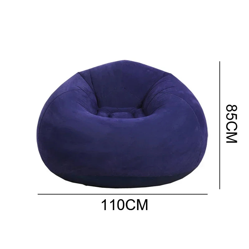 PVC Lounger Seat Bean Bag Sofas Pouf Puff Couch Tatami Living Room Supply