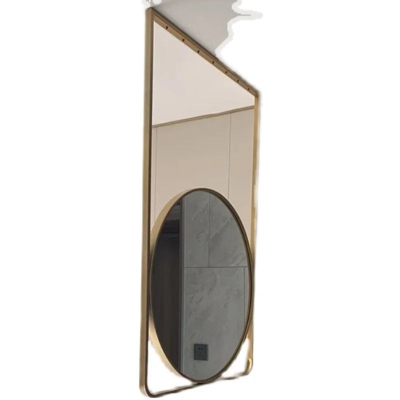 Round Decorative Wall Mirror Modern Style Glass Makeup Mirror Vanity Dressing Room Espelhos Decorativos House Accessories