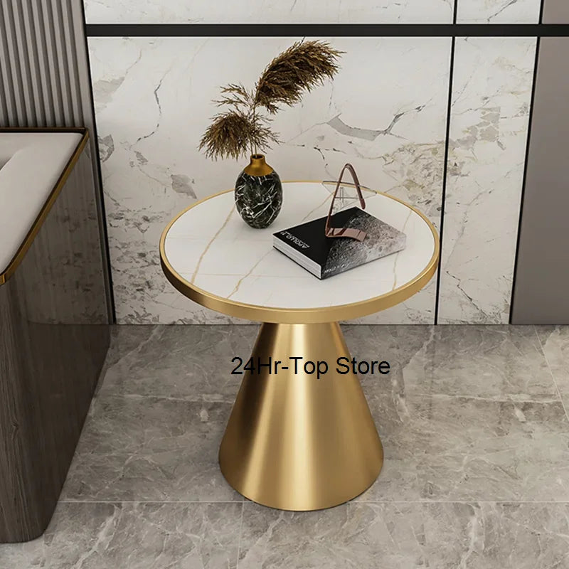 Luxury Modern Coffee Table Metal Round Small Nordic Minimalist Tea Side Table Space Savin Center Couchtisch Patio Furniture