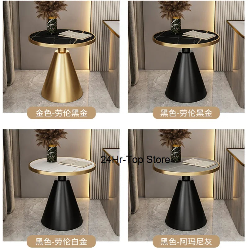 Luxury Modern Coffee Table Metal Round Small Nordic Minimalist Tea Side Table Space Savin Center Couchtisch Patio Furniture