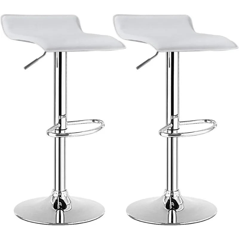 Modern Swivel Contemporary barstools with Adjustable Height, Footrests