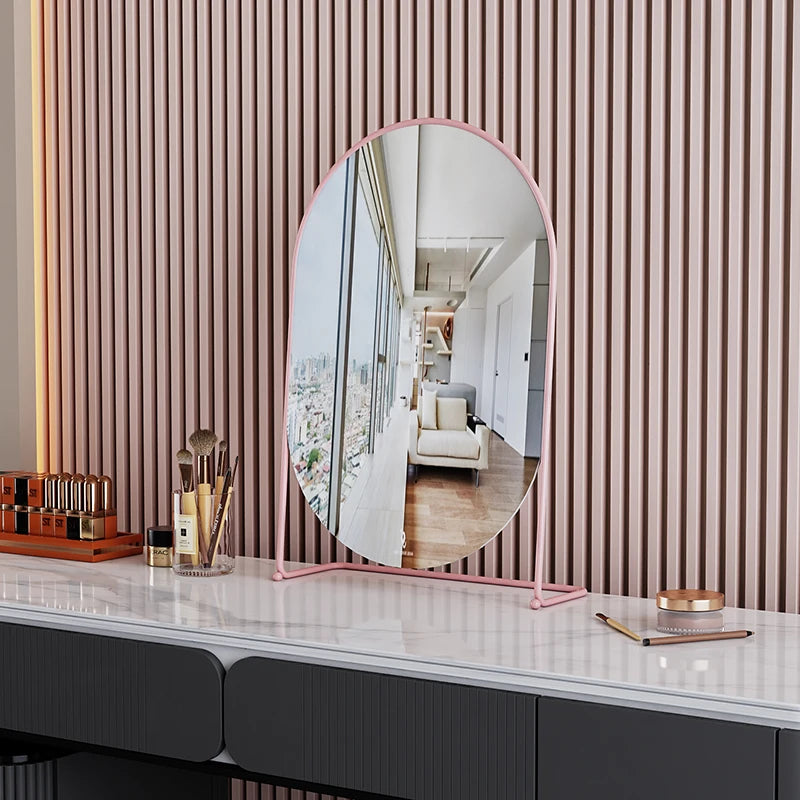Cosmetic Glass Wall Mirror Irregular Shape Modern Style Decorative Wall Mirror Living Room Korean Espejo Ducha House Accessories