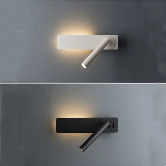 Rotate Wall Sconce Light for Bedroom Bedside Hotel Reading Lamp Spotlight Home Decoration Lighting Background Indoor Lampara