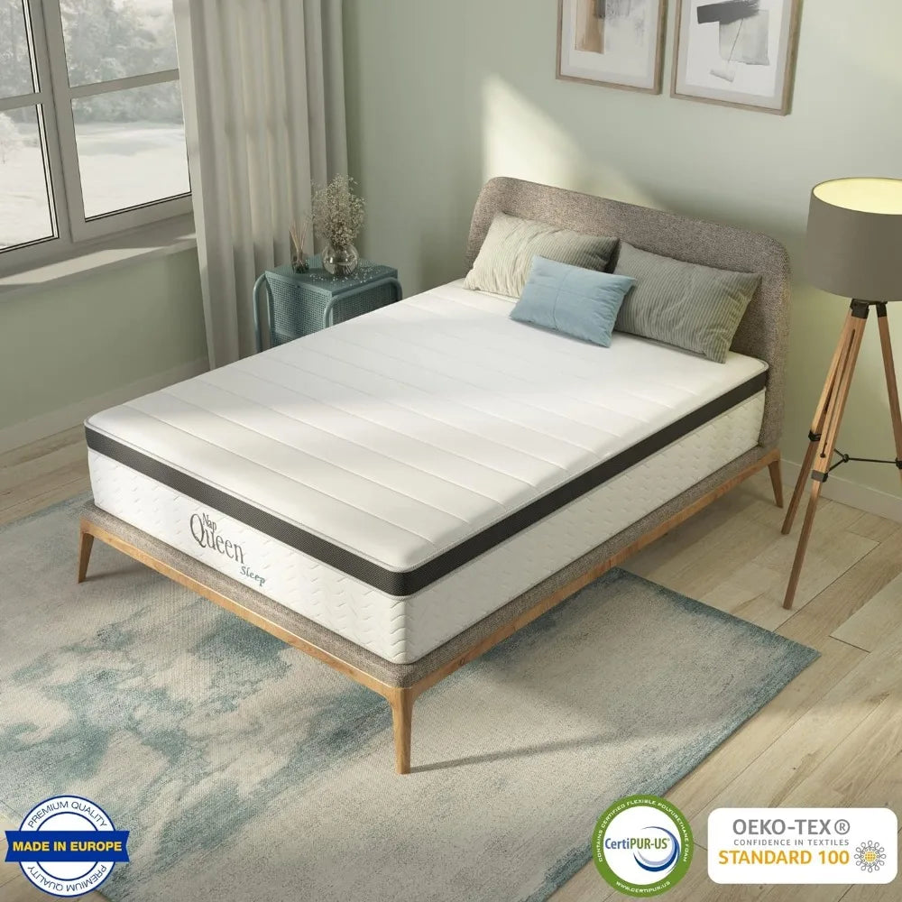 8 Inch Maxima Hybrid Mattress, Twin Size, Cooling Gel Infused Memory Foam