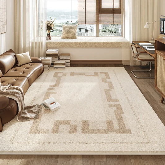 French Style Carpets for Living Room Fluffy Soft Bedroom Decor Carpet