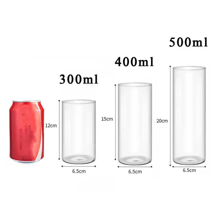 6.5cm Clear Glass Cylinder Vases Floating Candles Holders Clear Cylinder Flower Vases