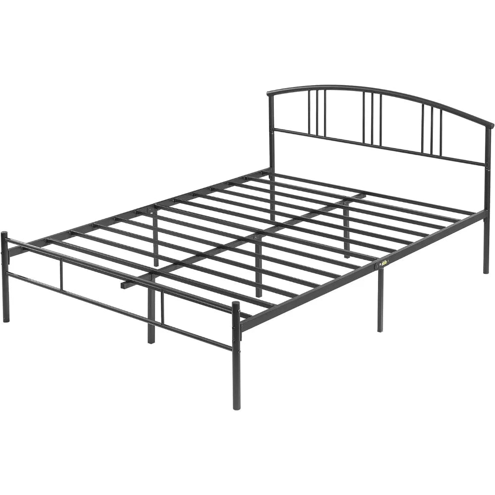 Queen Bed Frame with Headboard and Footboard,14 Inch Metal Platform Mattress Foundation,Sturdy Premium Steel Slat Support