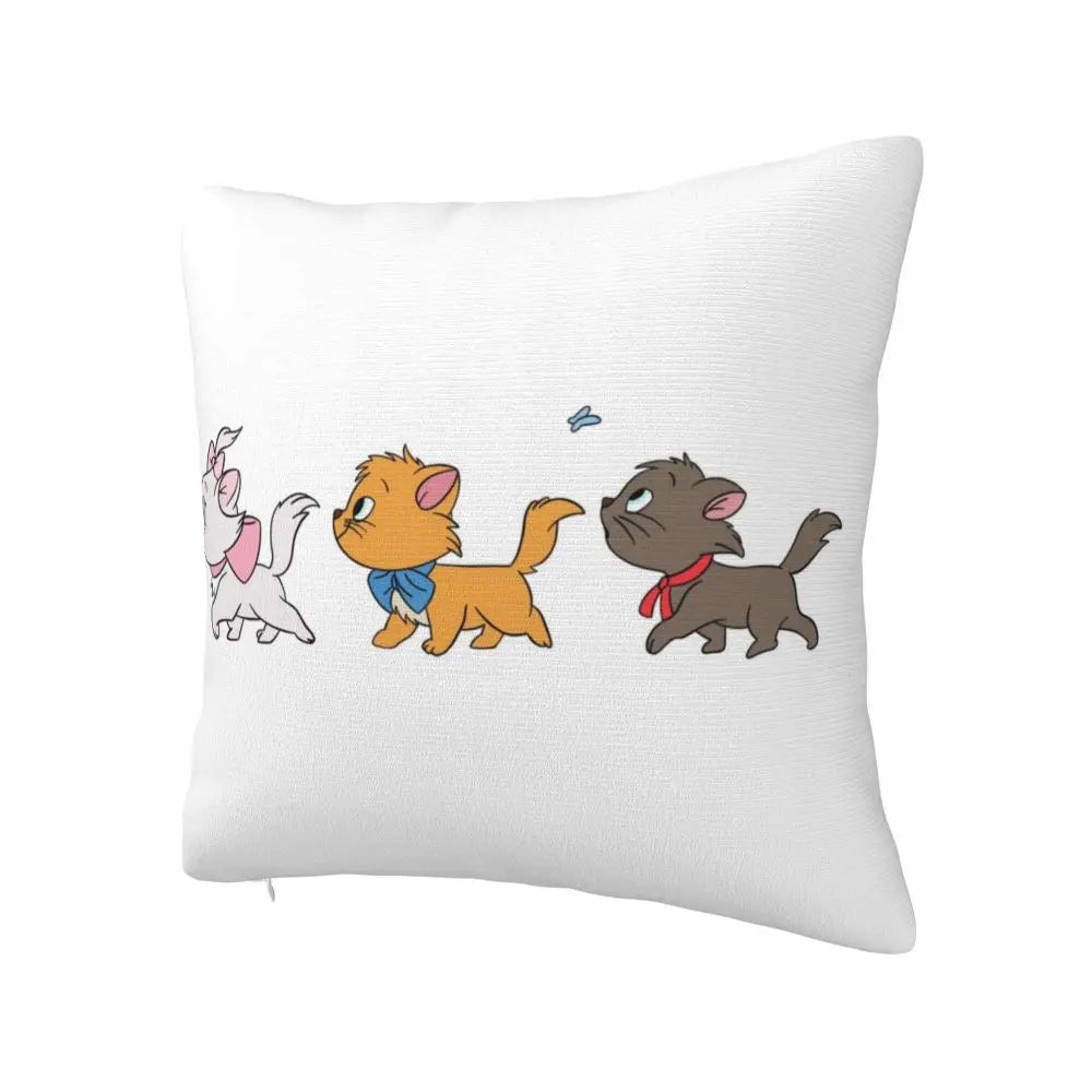 Lady Marie Cat Kitten Luxury Pillow Cover Living Room Decoracion Salon Case Cartoon Animal Chair Cushion Cover