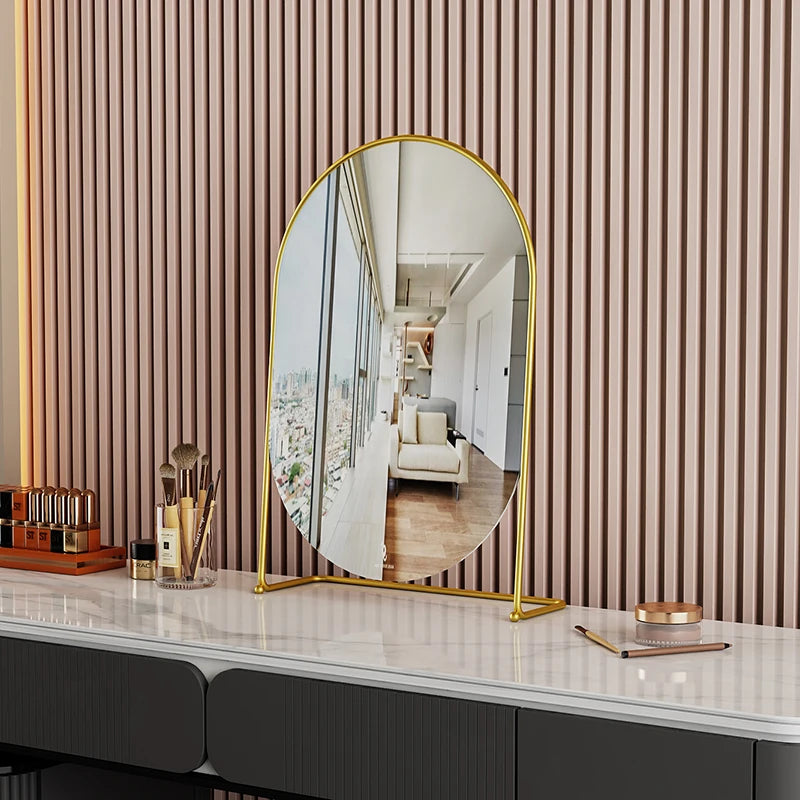 Cosmetic Glass Wall Mirror Irregular Shape Modern Style Decorative Wall Mirror Living Room Korean Espejo Ducha House Accessories