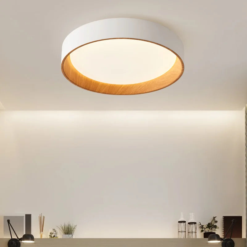 Nordic Minimalism LED Ceiling Chandelier for Living Dining Room Balcony Double Bedroom Lamp Home Decor Indoor Lighting Fixture
