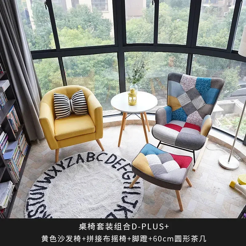 Rocking Chairs and Armchairs Chair Modern Recliners Living Room Armchair Salon Home Furniture Individual Sofa Recliner Seating