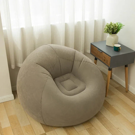 PVC Lounger Seat Bean Bag Sofas Pouf Puff Couch Tatami Living Room Supply