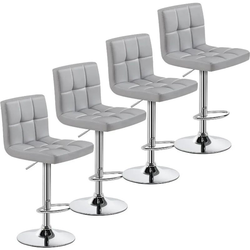 Bar Stools Set of 4 Chairs Counter Height Barstools