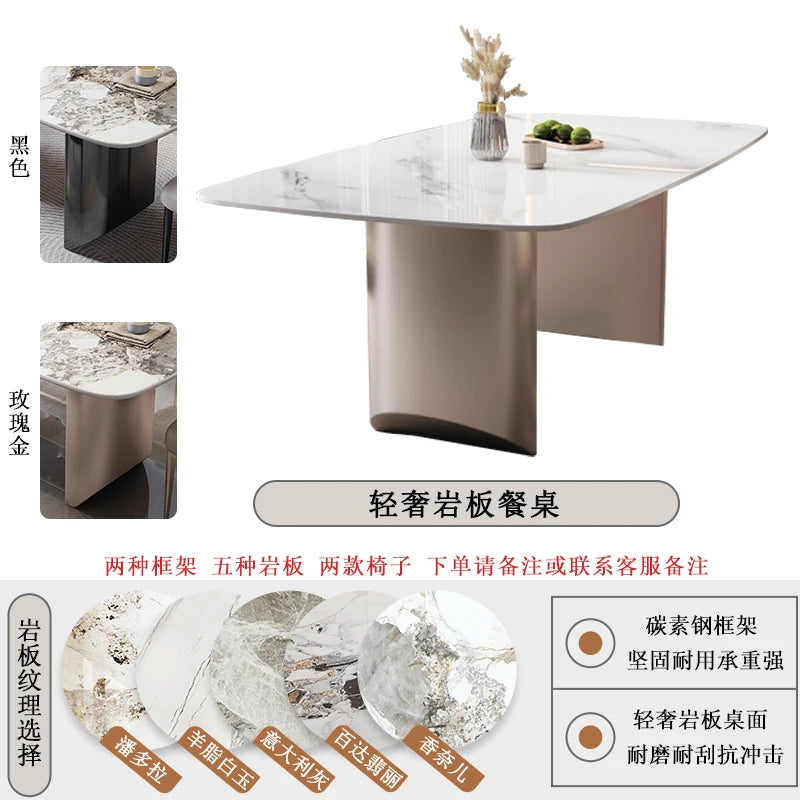Nordic Kitchen Dinning Table Set Marble Luxury Hotel Center Table Living Room Multifunctional Muebles De Cocina Home Furniture