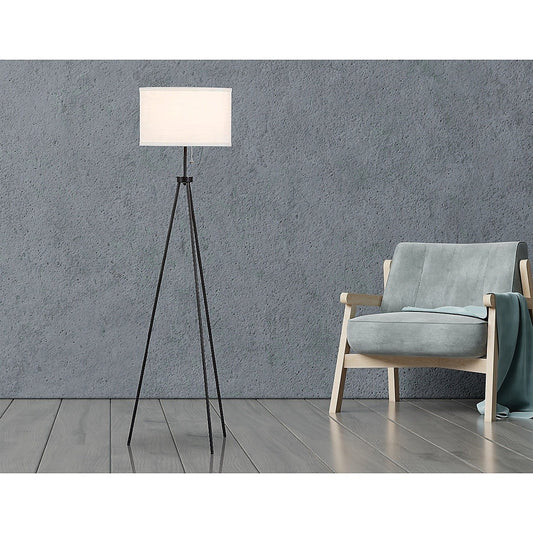 Mid-Century Standing Floor Lamp with Modern Tripod Decor