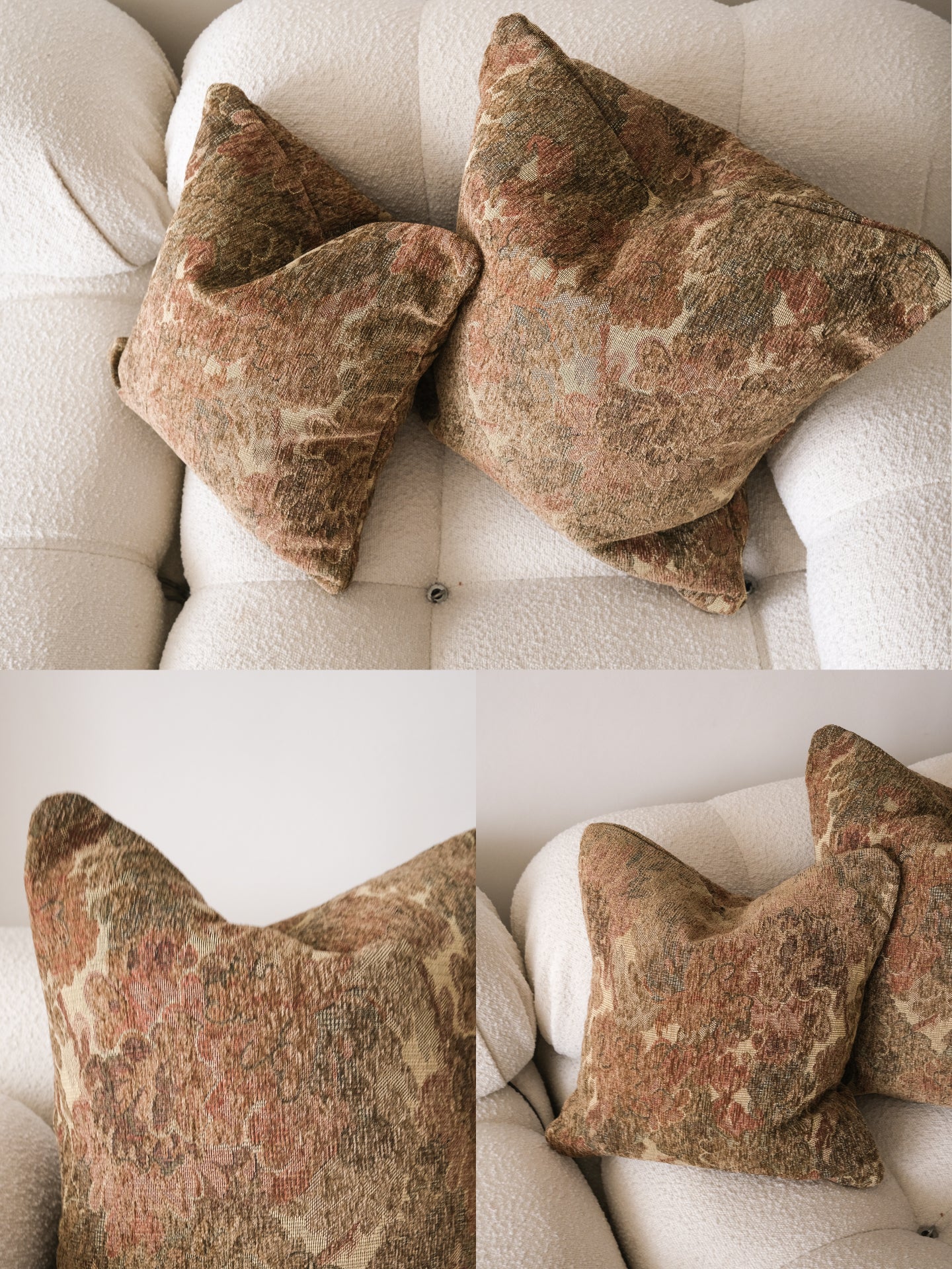 Sylvie Tapestry Pillow - Bluepandahomedecor