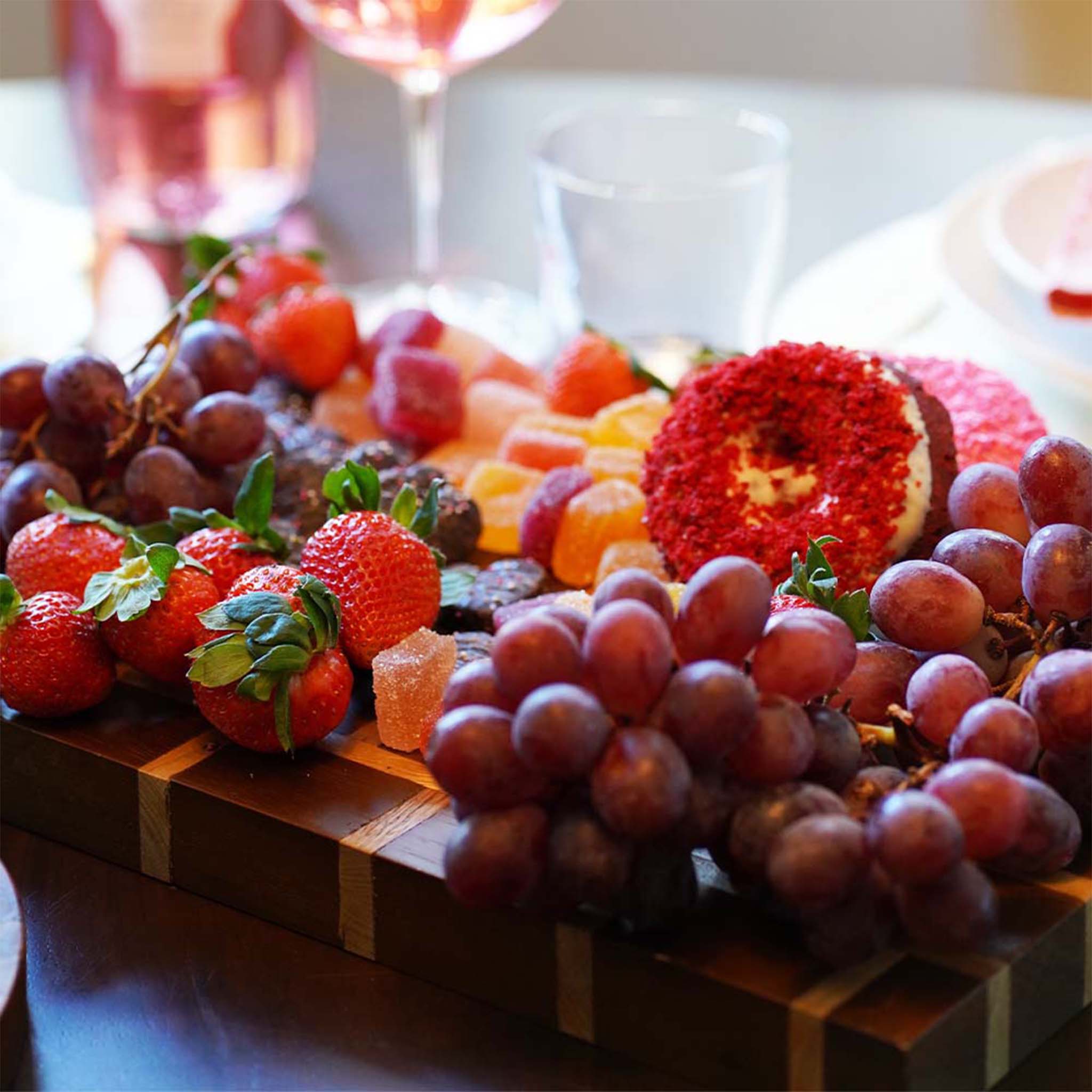 Two Toned Wooden Cutting Board / Charcuterie Board / Cheese Plate, Handmade - Bluepandahomedecor